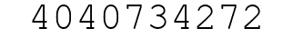 Number 4040734272.