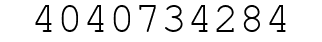 Number 4040734284.