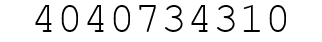 Number 4040734310.