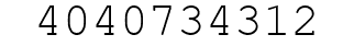 Number 4040734312.