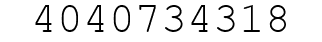 Number 4040734318.