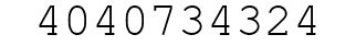 Number 4040734324.