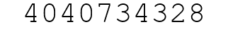 Number 4040734328.