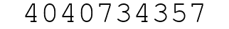 Number 4040734357.