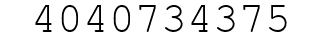 Number 4040734375.