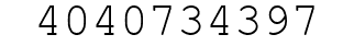 Number 4040734397.