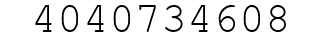 Number 4040734608.