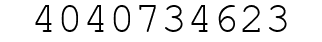 Number 4040734623.