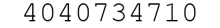 Number 4040734710.
