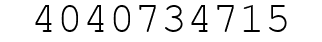 Number 4040734715.