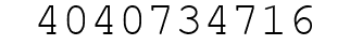 Number 4040734716.