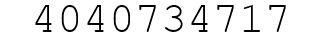 Number 4040734717.