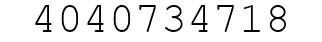 Number 4040734718.