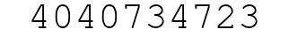 Number 4040734723.