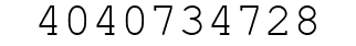 Number 4040734728.