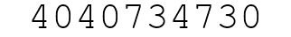 Number 4040734730.