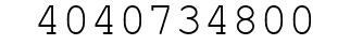 Number 4040734800.