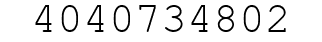 Number 4040734802.