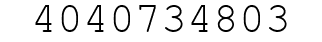 Number 4040734803.