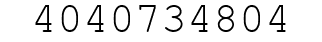 Number 4040734804.