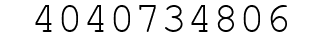 Number 4040734806.