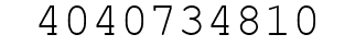 Number 4040734810.