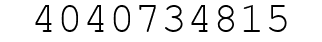 Number 4040734815.