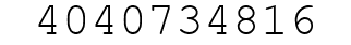 Number 4040734816.