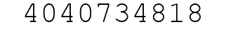 Number 4040734818.