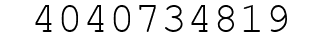 Number 4040734819.
