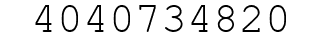 Number 4040734820.