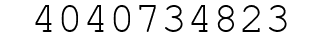 Number 4040734823.