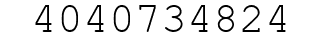 Number 4040734824.
