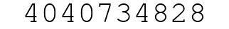 Number 4040734828.