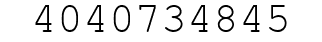 Number 4040734845.