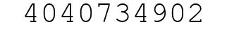 Number 4040734902.