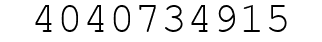 Number 4040734915.
