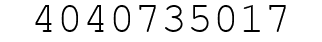 Number 4040735017.