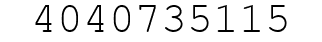 Number 4040735115.