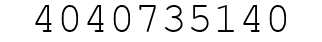 Number 4040735140.