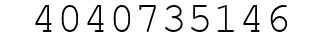 Number 4040735146.