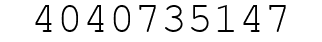 Number 4040735147.