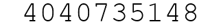 Number 4040735148.