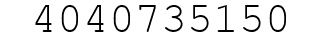 Number 4040735150.