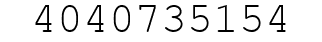Number 4040735154.