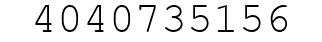 Number 4040735156.