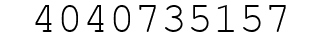 Number 4040735157.