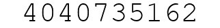 Number 4040735162.