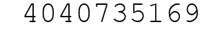 Number 4040735169.