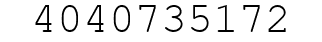 Number 4040735172.